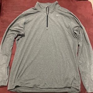 Nike Element Dri Fit 3/4 zip running pullover